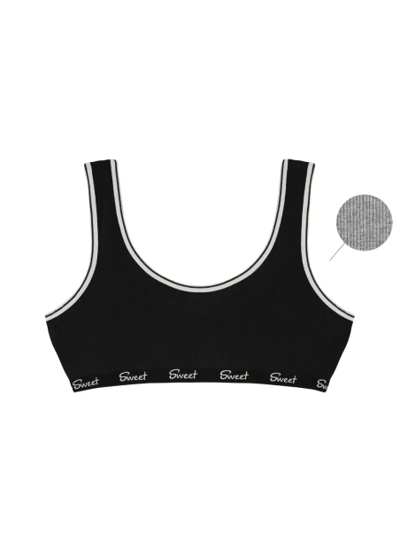 Bra Top for Girls' (Assorted) 10 pcs/pack. Donella 6032PD3 — Turkish factory wholesale