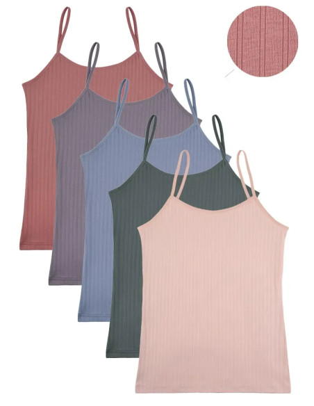 Camisoles Women's (Assorted) 10 pcs/pack. Donella 2326PD1 — Turkey wholesale collection