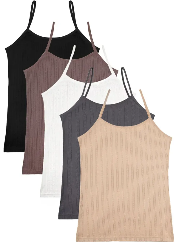 Camisoles Women's (Assorted) 10 pcs/pack. Donella 2340PD1 — direct Turkish factory supply