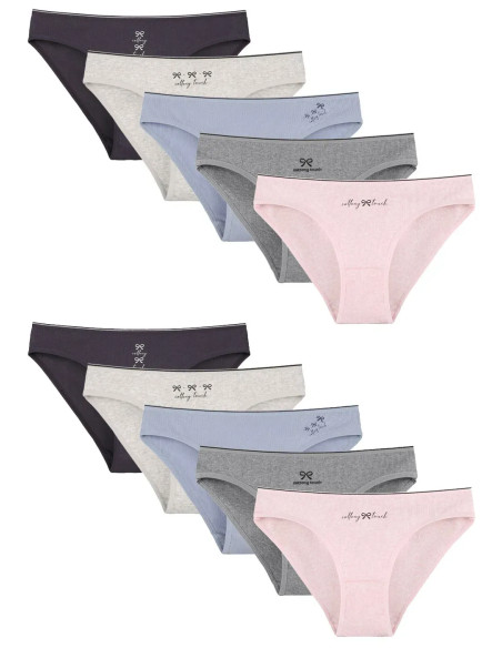 Women's Panties (Assorted) 10 pcs/pack. Donella 2132PB4 — Istanbul wholesale supplier