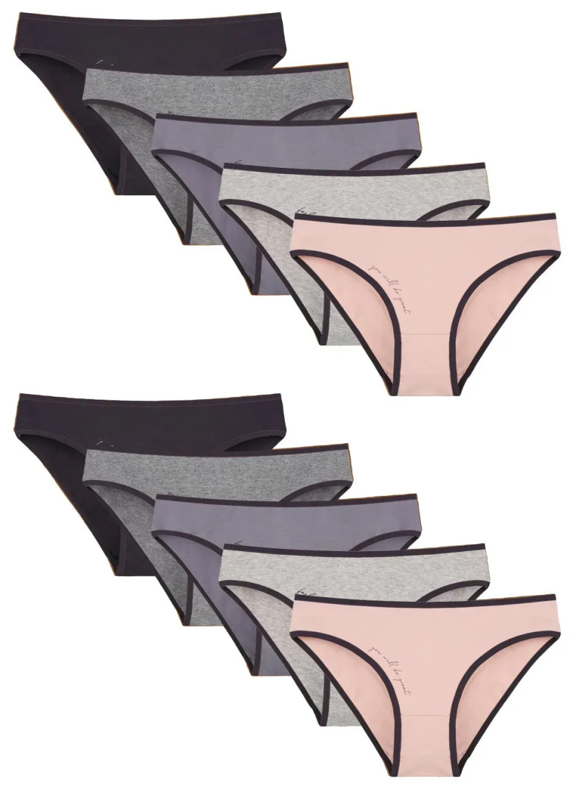 Women's Panties (Assorted) 10 pcs/pack. Donella 2271PB283 — Istanbul wholesale supplier