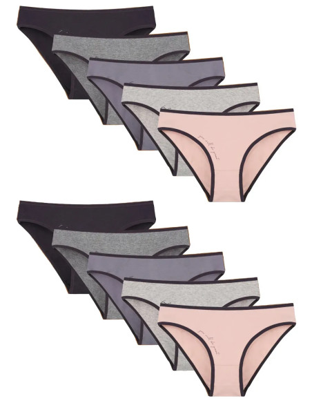 Women's Panties (Assorted) 10 pcs/pack. Donella 2271PB283 — Istanbul wholesale supplier
