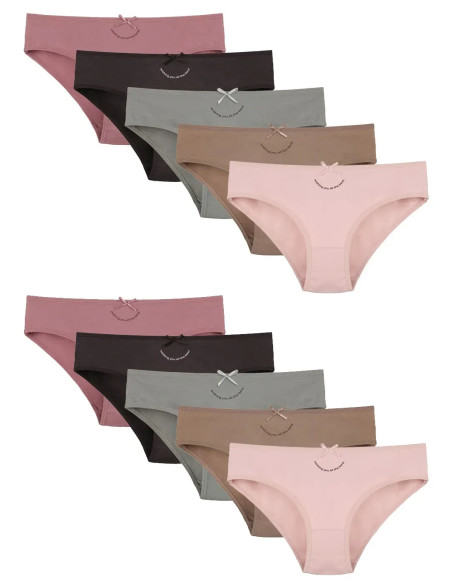 Women's Panties (Assorted) 10 pcs/pack. Donella 2271PB284 — factory-direct from Turkey