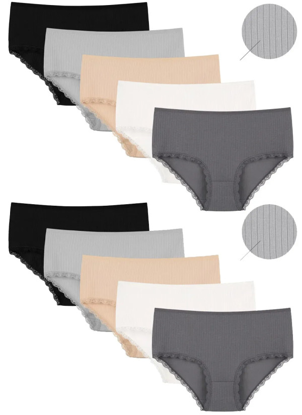 Women's Panties (Assorted) 10 pcs/pack. Donella 2523PD3 — Turkey wholesale collection