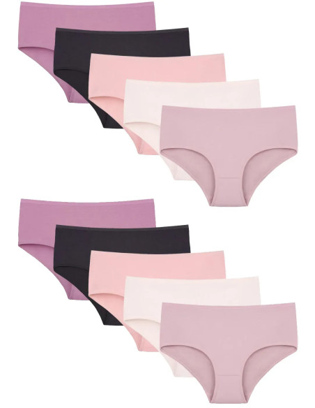 Women's Panties (Assorted) 10 pcs/pack. Donella 2571PD36 — Turkish textile wholesale