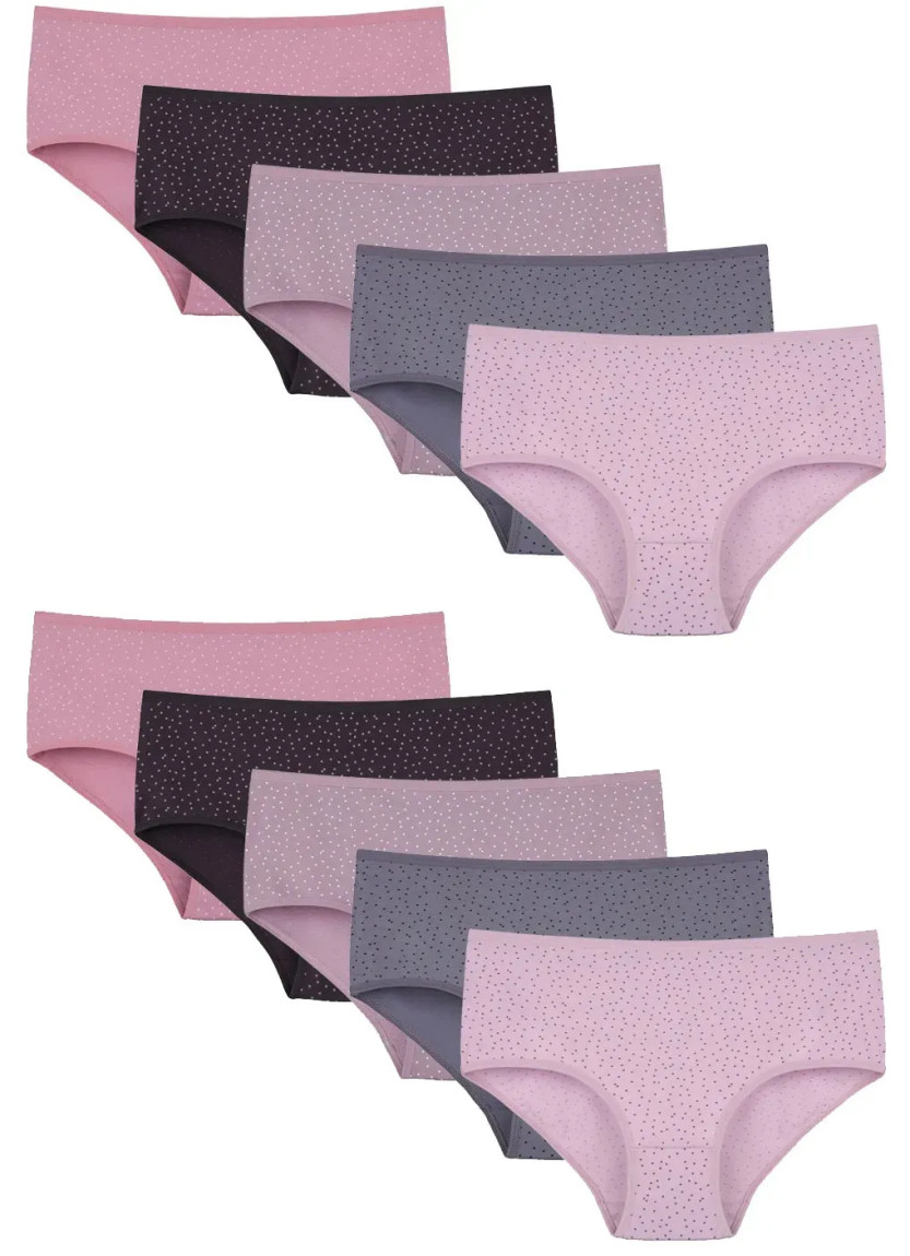 Women's Panties (Assorted) 10 pcs/pack. Donella 258157 — factory-direct from Turkey