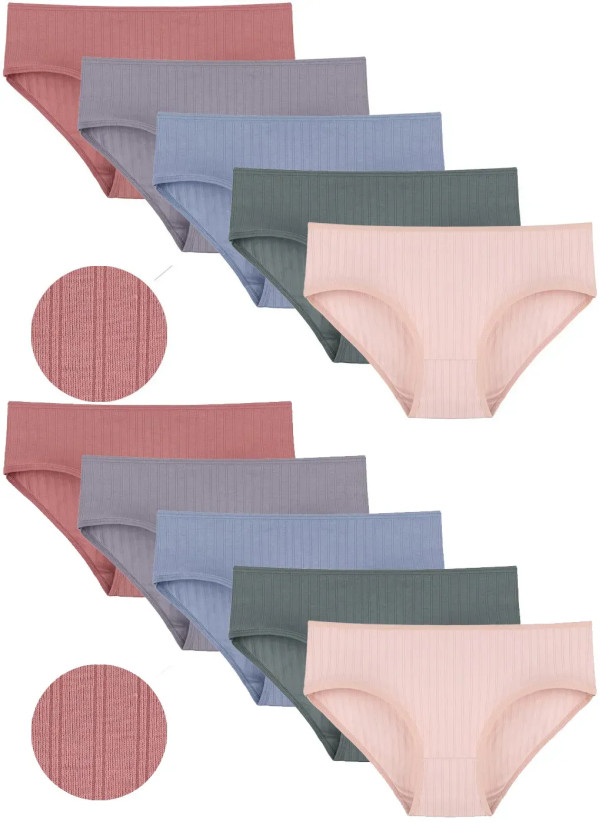 Women's Panties (Assorted) 10 pcs/pack. Donella 3126PD1 — factory-direct from Turkey