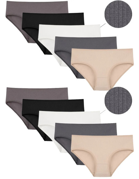 Women's Panties (Assorted) 10 pcs/pack. Donella 3155P — Turkey wholesale collection