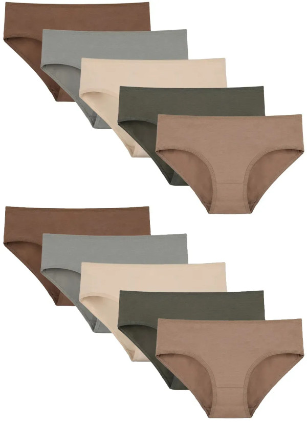 Women's Panties (Assorted) 10 pcs/pack. Donella 3171PD35 — wholesale from Turkey