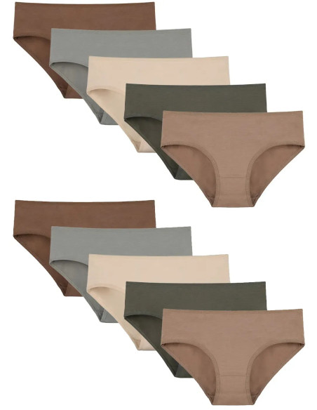 Women's Panties (Assorted) 10 pcs/pack. Donella 3171PD35 — wholesale from Turkey
