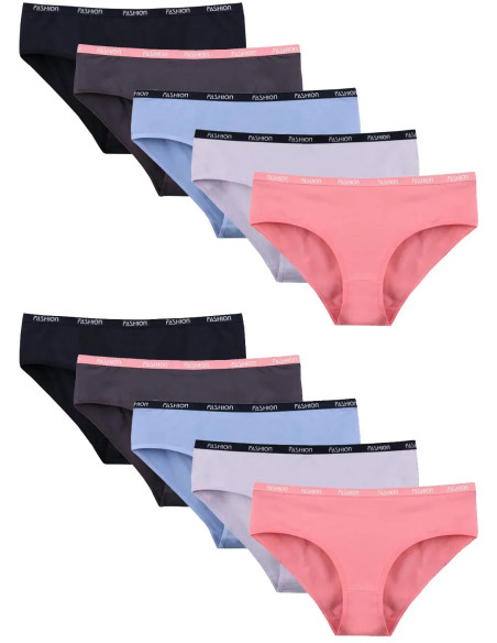 Women's Panties (Assorted) 10 pcs/pack. Donella 3171PD6-VO — Turkey wholesale collection