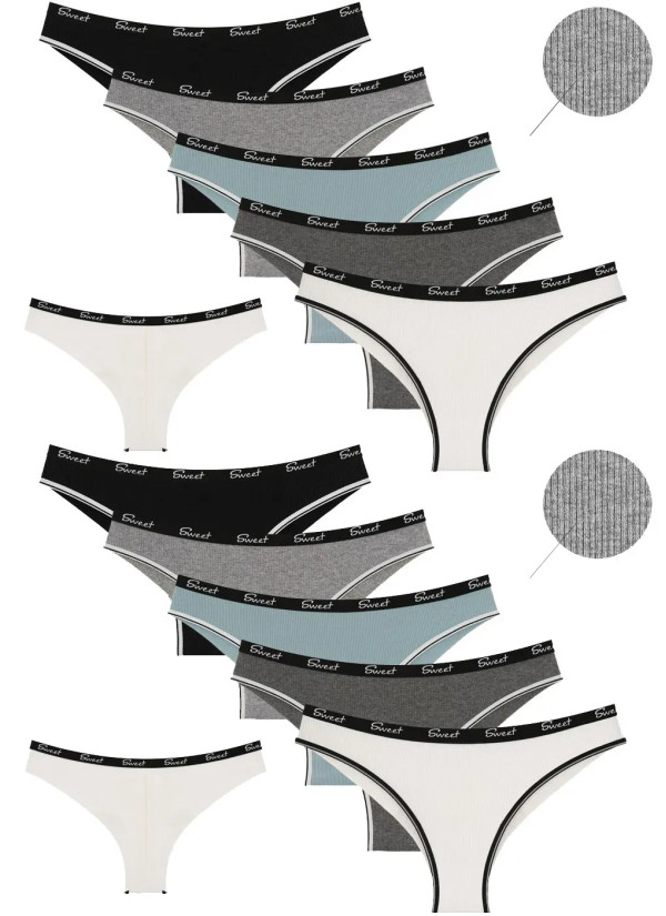 Women's Panties (Assorted) 10 pcs/pack. Donella 4032PD3 — wholesale for boutiques