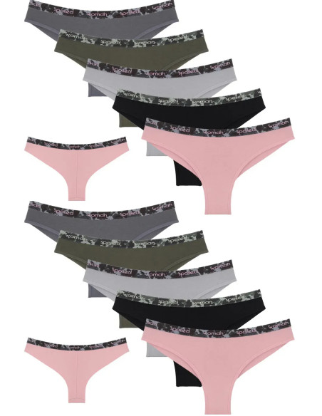 Женские Трусы (Ассорти) 10 шт/уп. Donella 4071PD20 — турецкий текстиль оптом