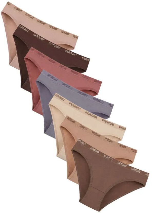 Women's Panties (Assorted) 7 pcs/pack. Donella 72171PD33 — factory-direct from Turkey