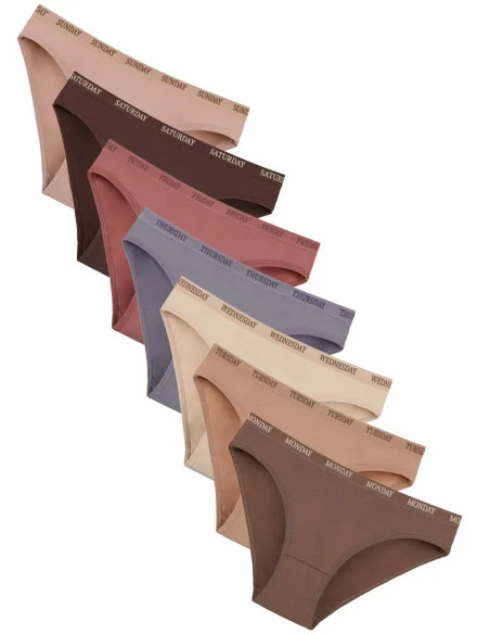 Women's Panties (Assorted) 7 pcs/pack. Donella 72171PD33 — factory-direct from Turkey