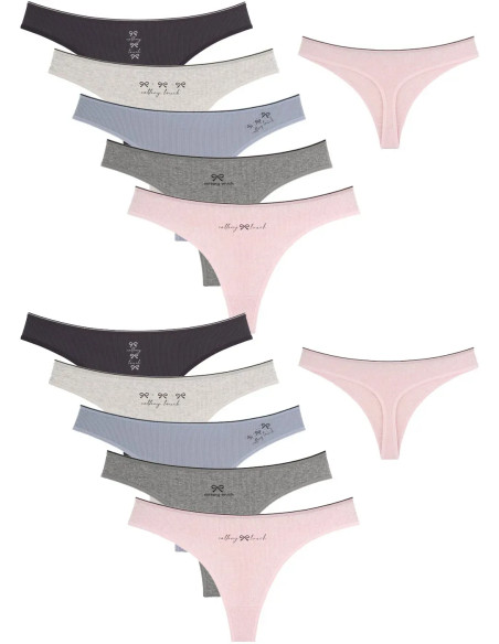 Women's Panties (Assorted) 10 pcs/pack. Donella 2432PB4 — Istanbul wholesale supplier