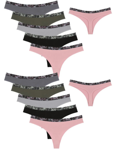 Women's Panties (Assorted) 10 pcs/pack. Donella 2471PD20 — wholesale from Turkey