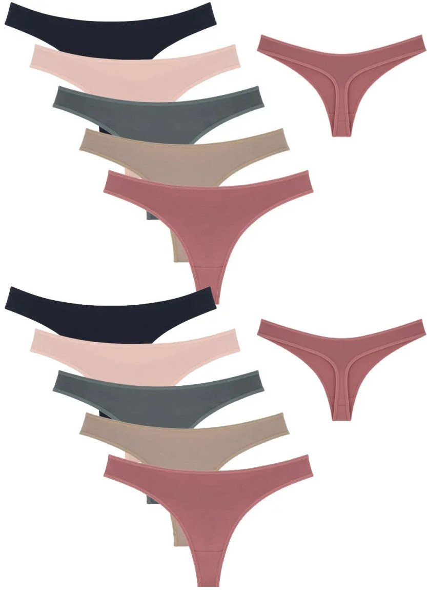 Women's Panties (Assorted) 10 pcs/pack. Donella 2471PD25 — Turkey wholesale collection