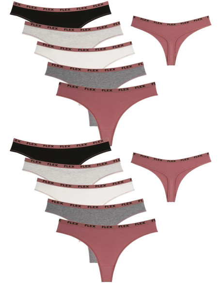 Women's Panties (Assorted) 10 pcs/pack. Donella 2471PD30 — direct Turkish factory supply