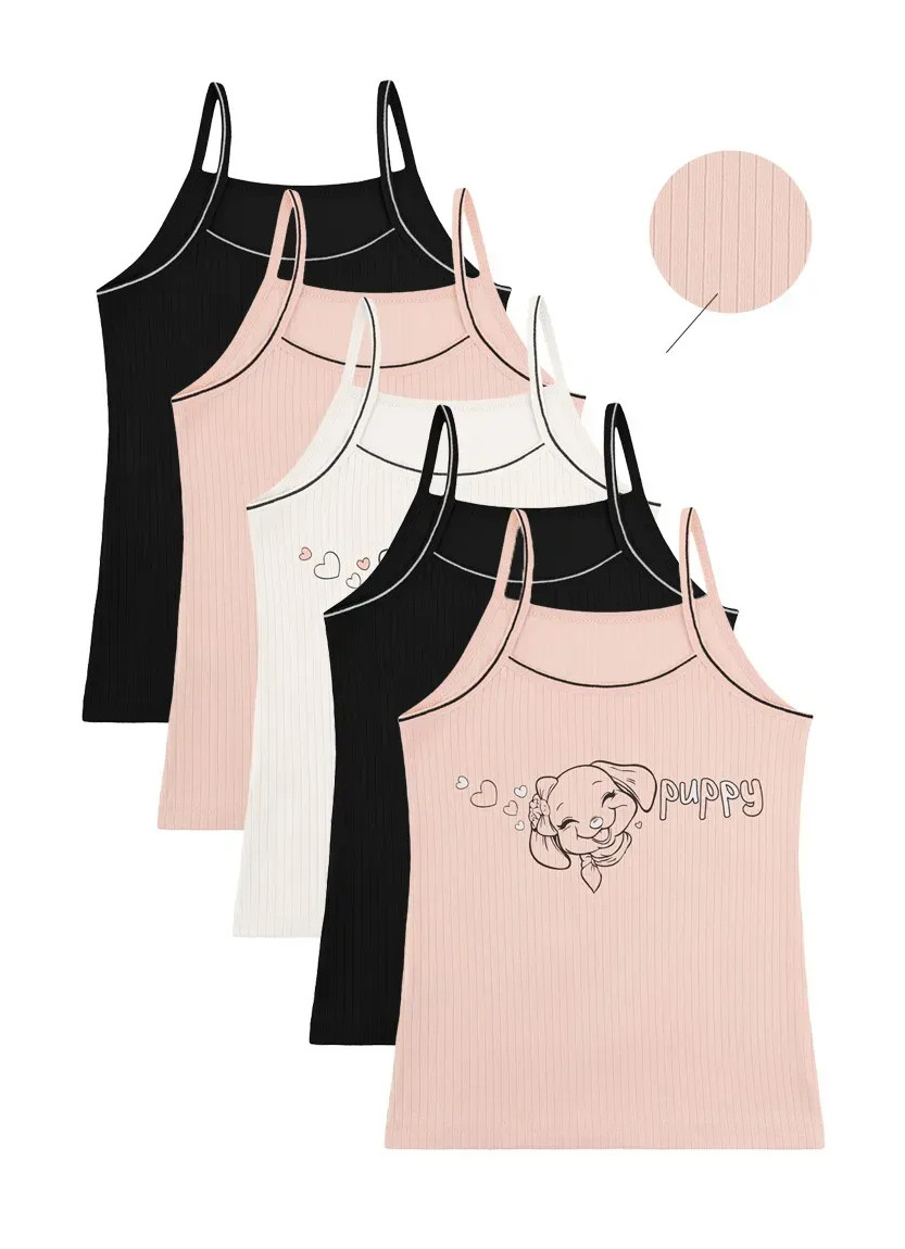 Camisoles for Girls' (Assorted) 10 pcs/pack. Donella 4323PB2 — wholesale for boutiques