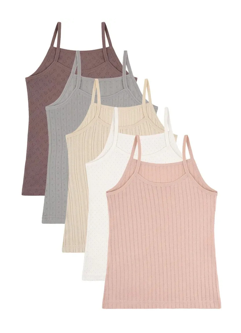 Camisoles for Girls' (Assorted) 10 pcs/pack. Donella 4340PD1 — Turkish textile wholesale
