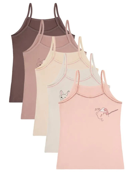 Camisoles for Girls' (Assorted) 10 pcs/pack. Donella 4371PB278 — Istanbul wholesale supplier