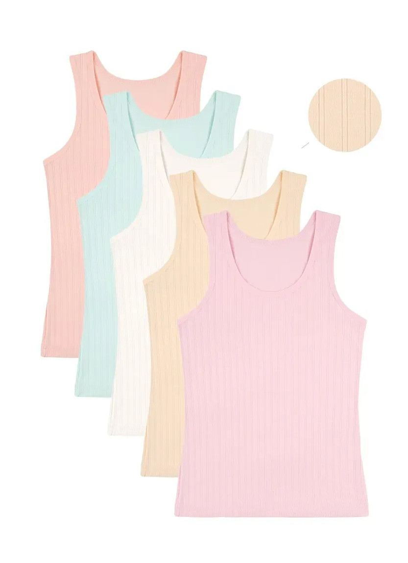 Camisoles for Girls' (Assorted) 10 pcs/pack. Donella 4926P — Turkish textile wholesale