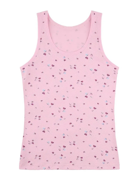 Camisoles for Girls' (Assorted) 10 pcs/pack. Donella 494701 — Turkish factory wholesale