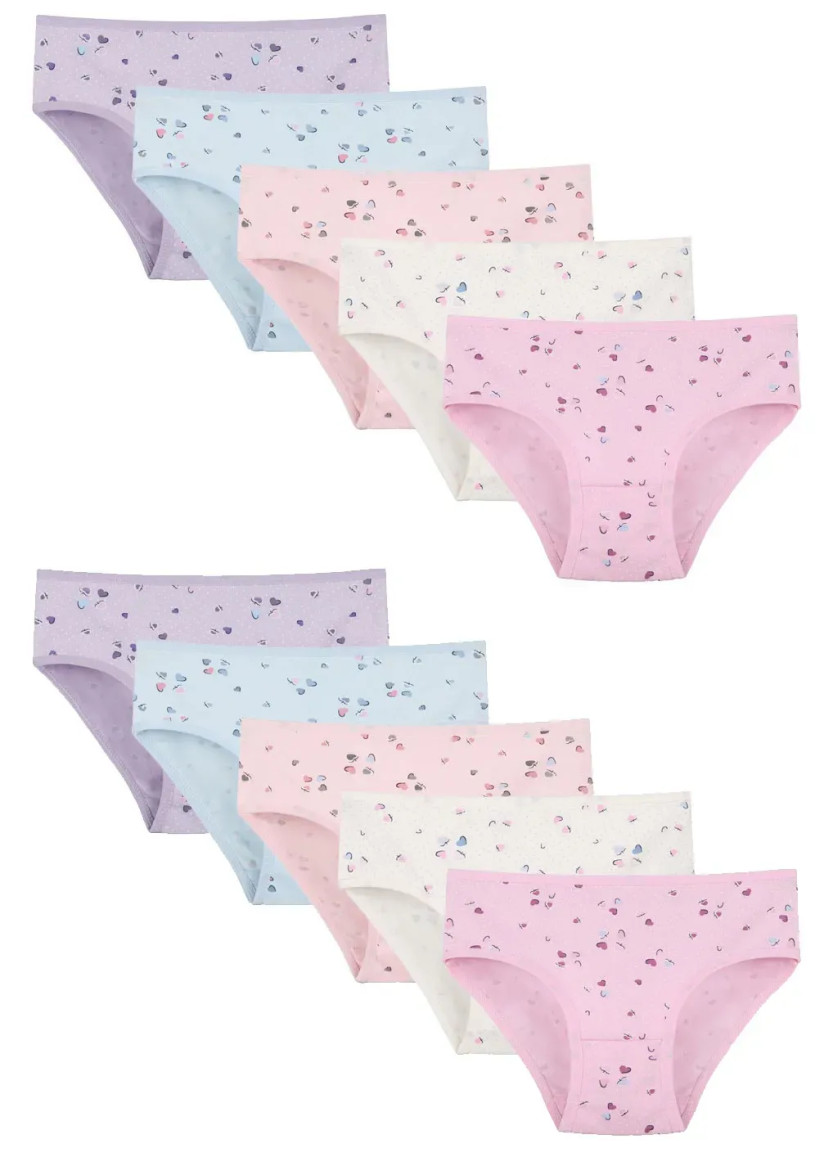Panties for Girls' (Assorted) 10 pcs/pack. Donella 414701 — factory-direct from Turkey