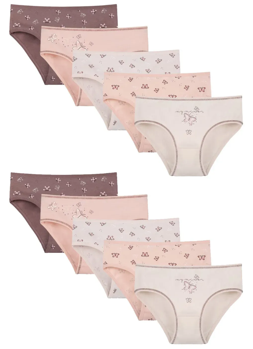 Panties for Girls' (Assorted) 10 pcs/pack. Donella 4181B52 — Turkey wholesale collection