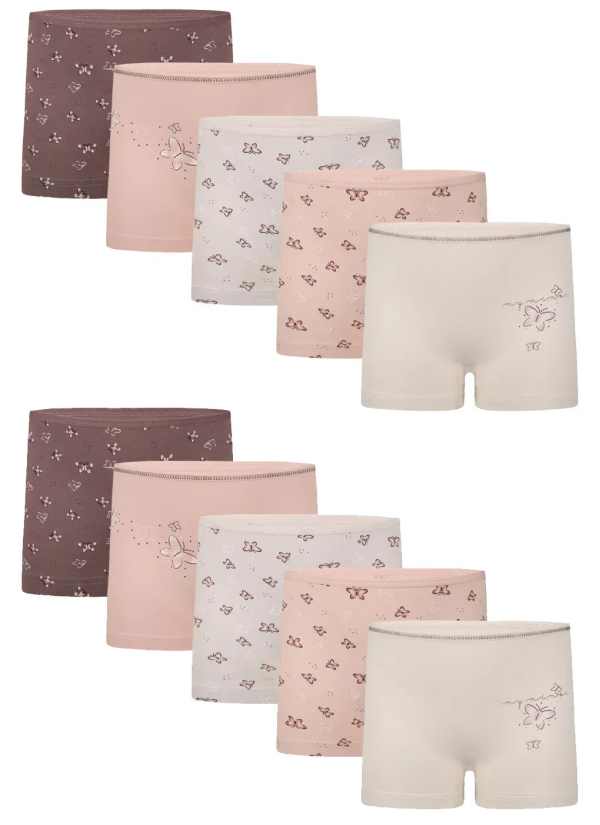 Panties for Girls' (Assorted) 10 pcs/pack. Donella 4281B52 — Turkish textile wholesale
