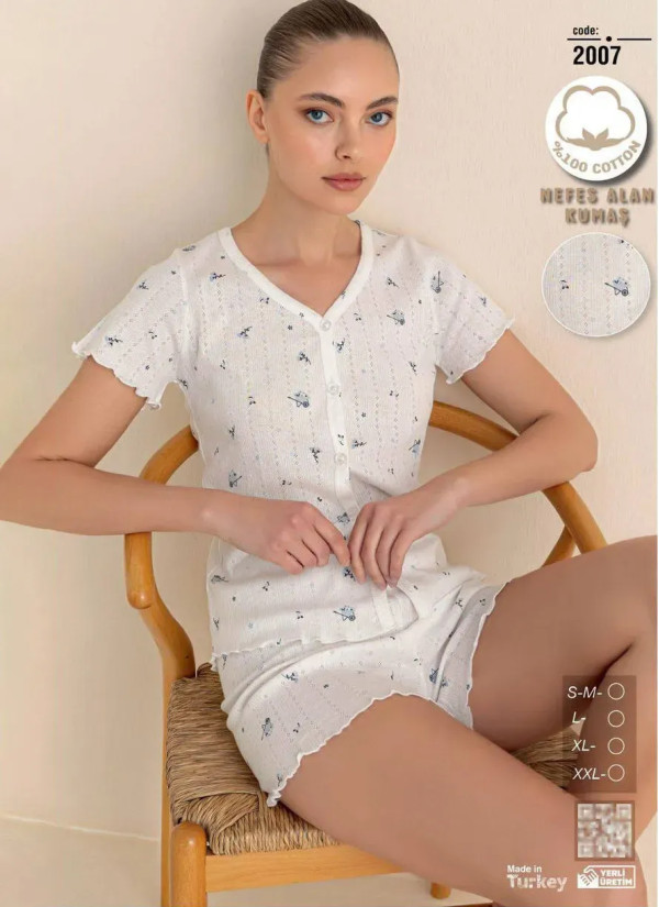 Women's Shorts Set Made of Breathable Cotton (SM+L+XL+2XL) Seamlife 2007 — Istanbul wholesale supplier