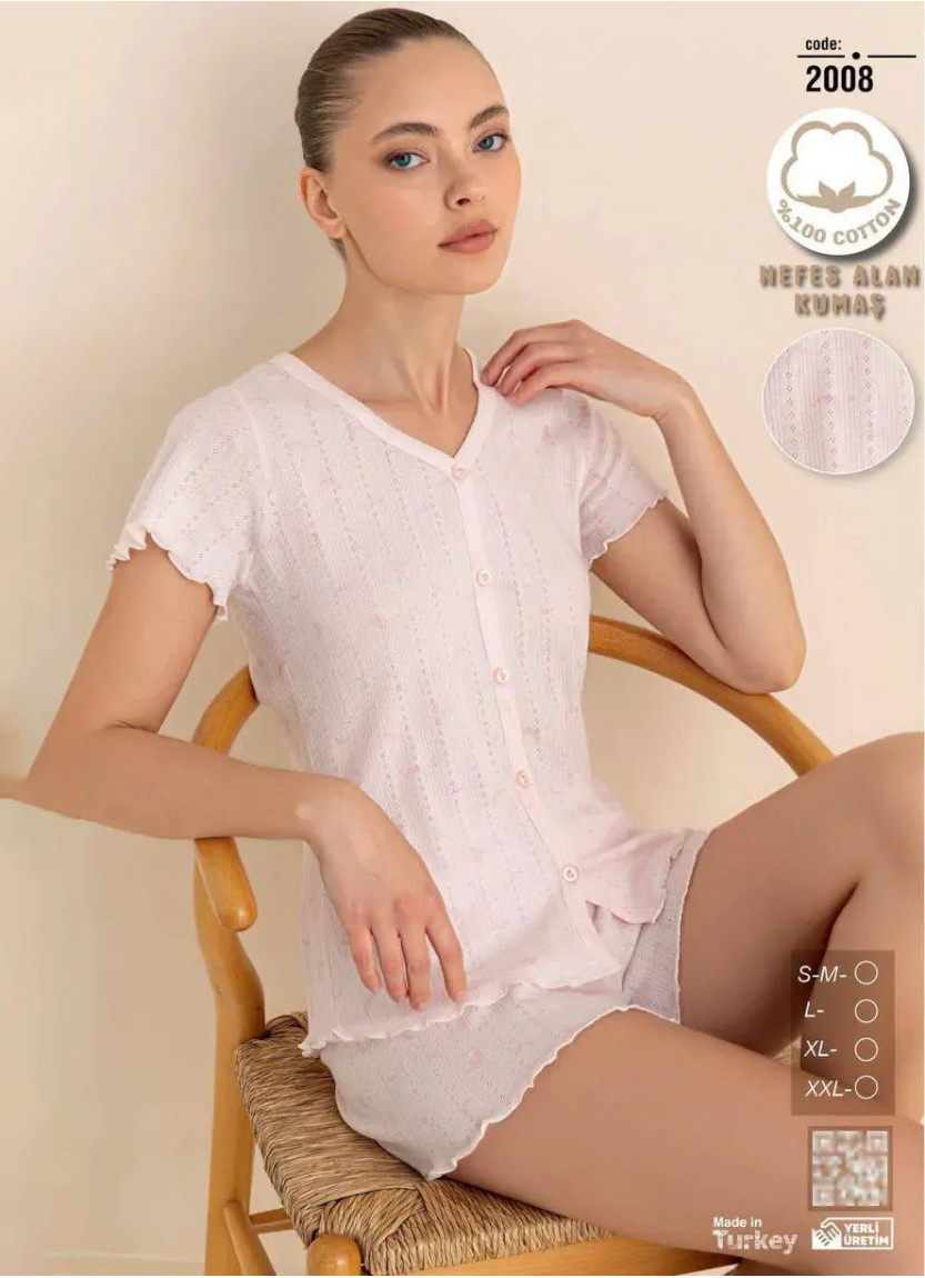 Женский Комплект с Шортами из Дышащего Хлопка (SM+L+XL+2XL) SeamLife 2008 — фабричная коллекция оптом