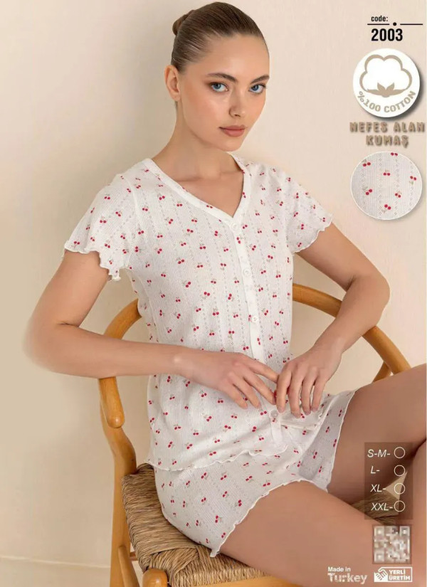 Women's Shorts Set Made of Breathable Cotton (SM+L+XL+2XL) Seamlife 2003 — Istanbul wholesale supplier