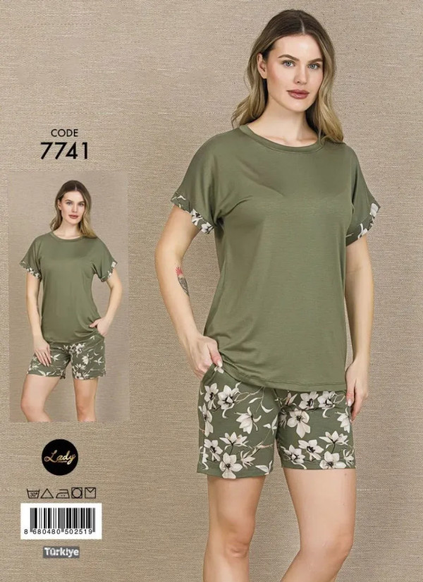 Женский Комплект с Шортами (M+L+XL) Lady 7741 — оптом от турецкой фабрики