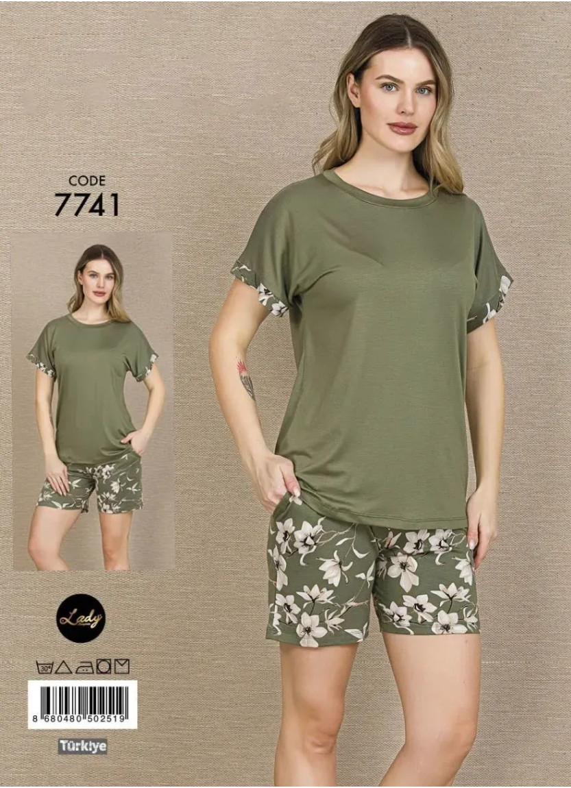 Women's Shorts Set (M+L+XL) Lady 7741 — Turkish factory wholesale