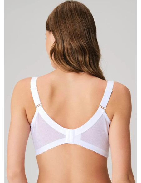 Women's Minimizer Bra without Push-Up, with Underwire with Lace Anil 3717 WHITE — wholesale for boutiques