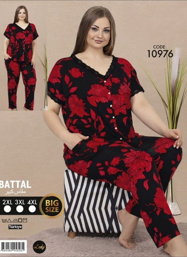 Women's Trousers Set (2XL+3XL+4XL) Lady BTL Ksa 10976 — wholesale for boutiques
