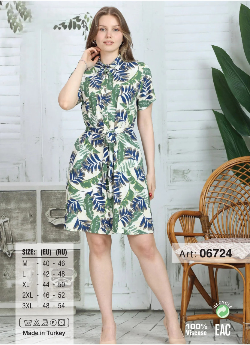 Tunic Viscose (M+L+XL+2XL+3XL) JEN 06724 — Turkey wholesale collection