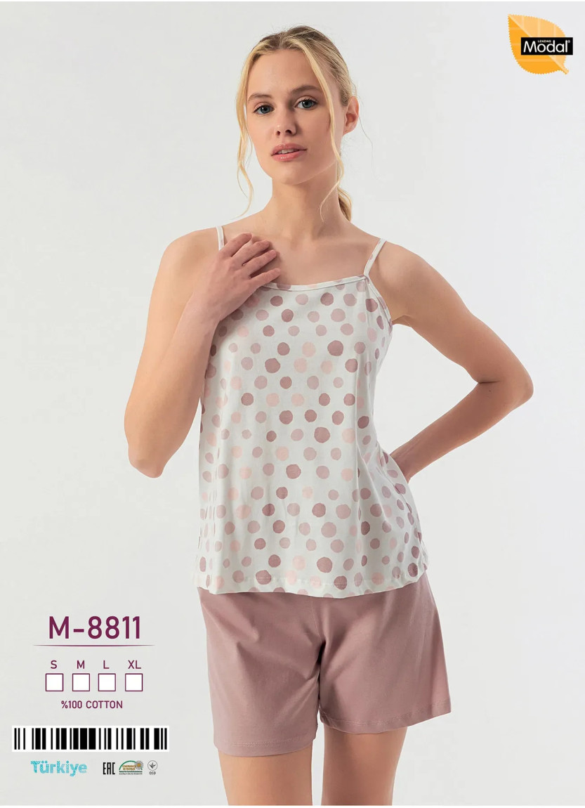 Женский Комплект с Шортами Хлопок (S+M+L+XL) Caroline M-8811 — фабричная коллекция оптом