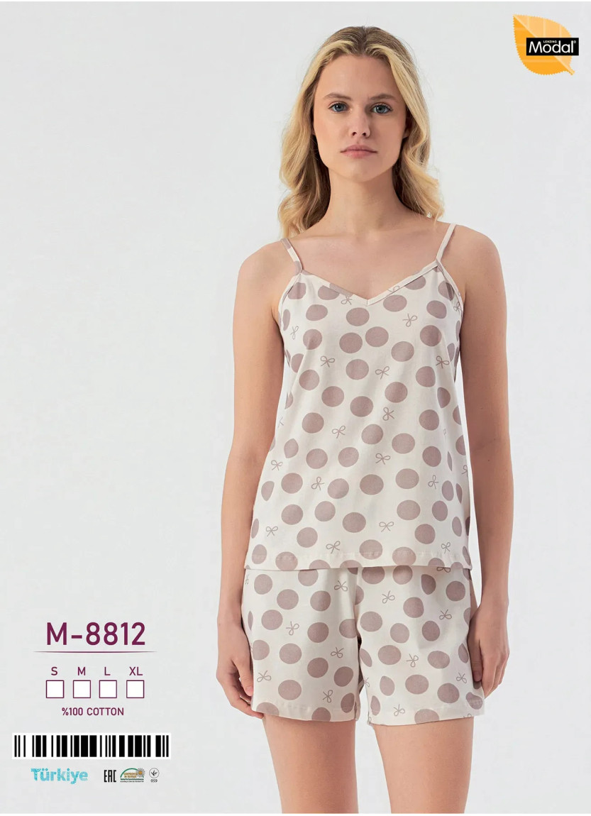 Женский Комплект с Шортами Хлопок (S+M+L+XL) Caroline M-8812 — прямые поставки из Турции