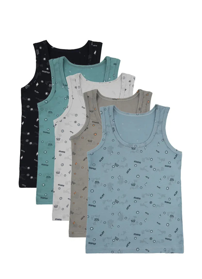 Camisoles for Boys' (Assorted) 10 pcs/pack Donella 778137 — Turkish factory wholesale