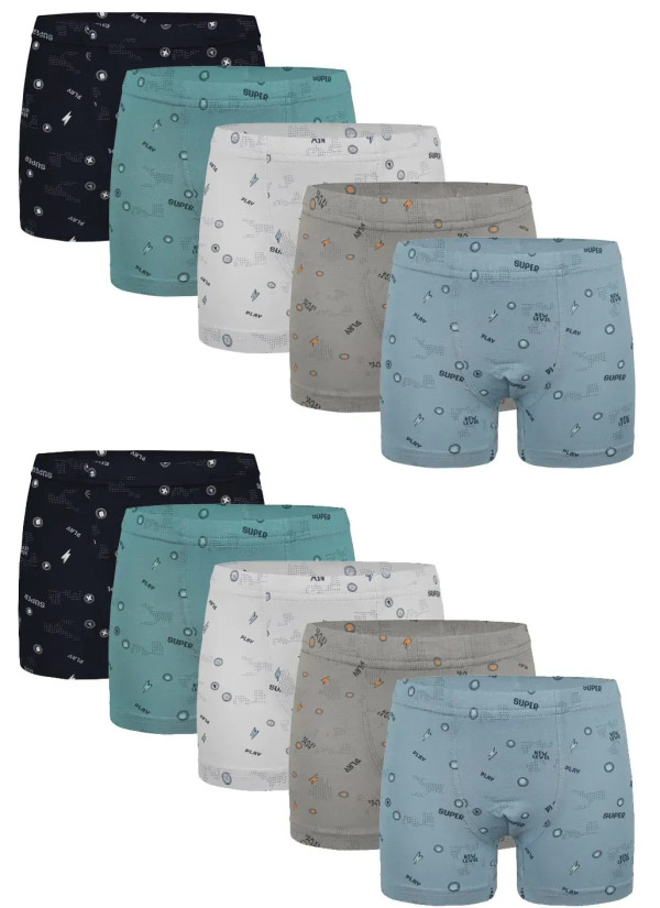 Трусы Боксеры для Мальчиков Boxer (Ассорти) 10 шт/уп Donella 758137 — фабричная коллекция оптом