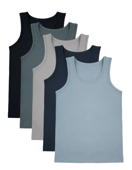 Camisoles for Boys' (Assorted) 10 pcs/pack Donella 8771PD6 — factory-direct from Turkey
