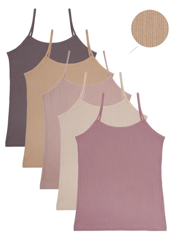 Camisoles Women's (Assorted) 10 pcs/pack. Donella 2328PD1 — Turkey wholesale collection