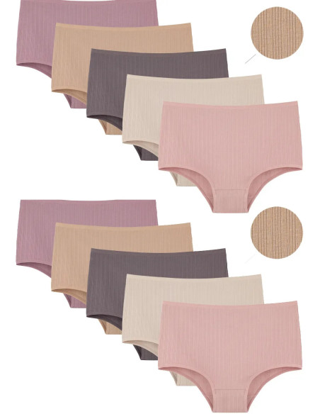 Women's Panties (Assorted) 10 pcs/pack. Donella 2628PD1 — factory-direct from Turkey