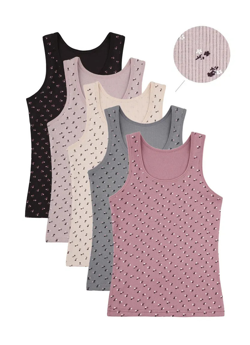 Camisoles for Girls' (Assorted) 10 pcs/pack. Donella 493302 — wholesale from Turkey