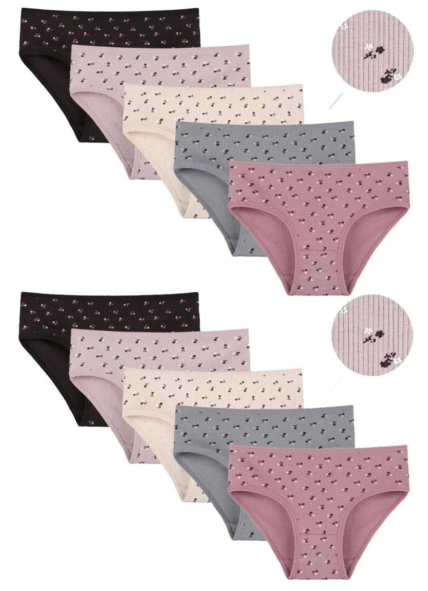 Panties for Girls' (Assorted) 10 pcs/pack. Donella 413302 — direct Turkish factory supply