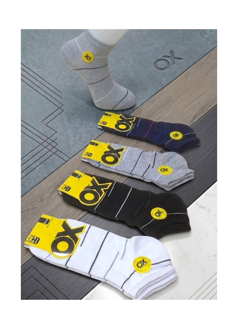 Men's Cotton Socks 12 Pairs/pack. (Assorted) (40-44) OX ErCotKsa 250C02 — wholesale for boutiques