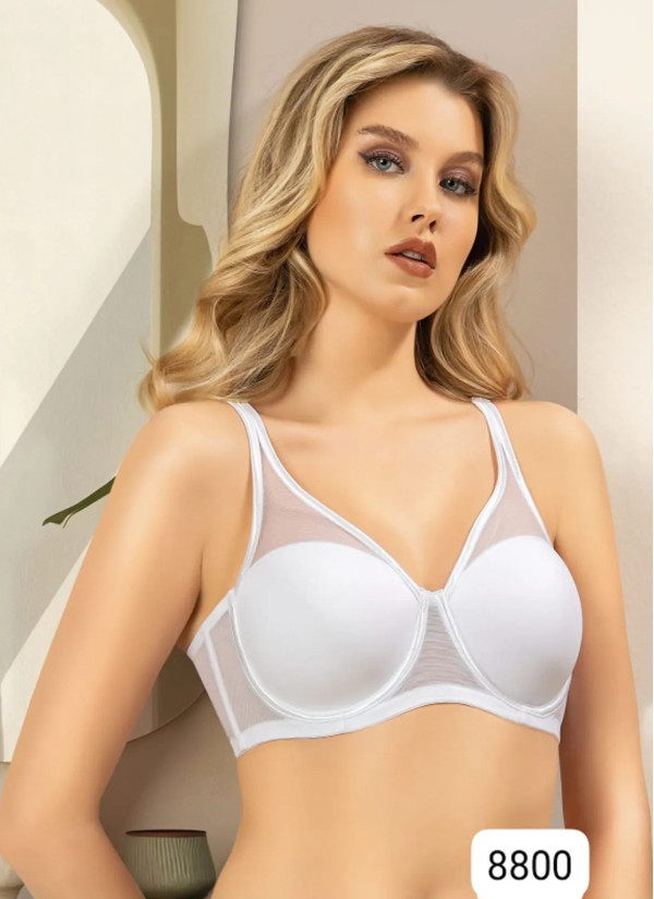 Plus Size BASIC Foam Cup Bra ORKIDE ORKIDE 8800 NEW — Turkish factory wholesale